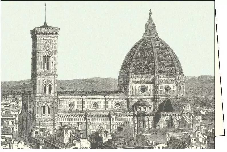 Karnet z kopertą. Firenze Cattedrale S.Mari - tantis.pl