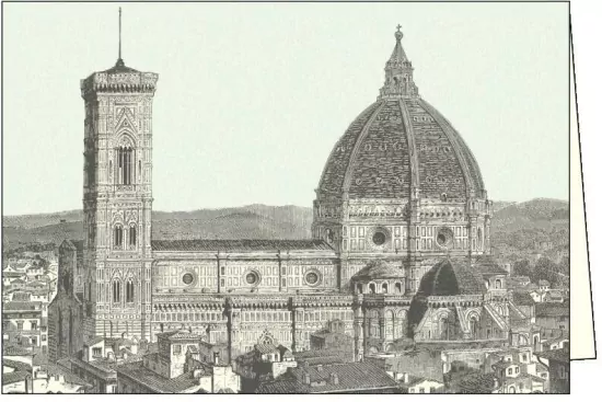 Karnet z kopertą. Firenze Cattedrale S.Mari
