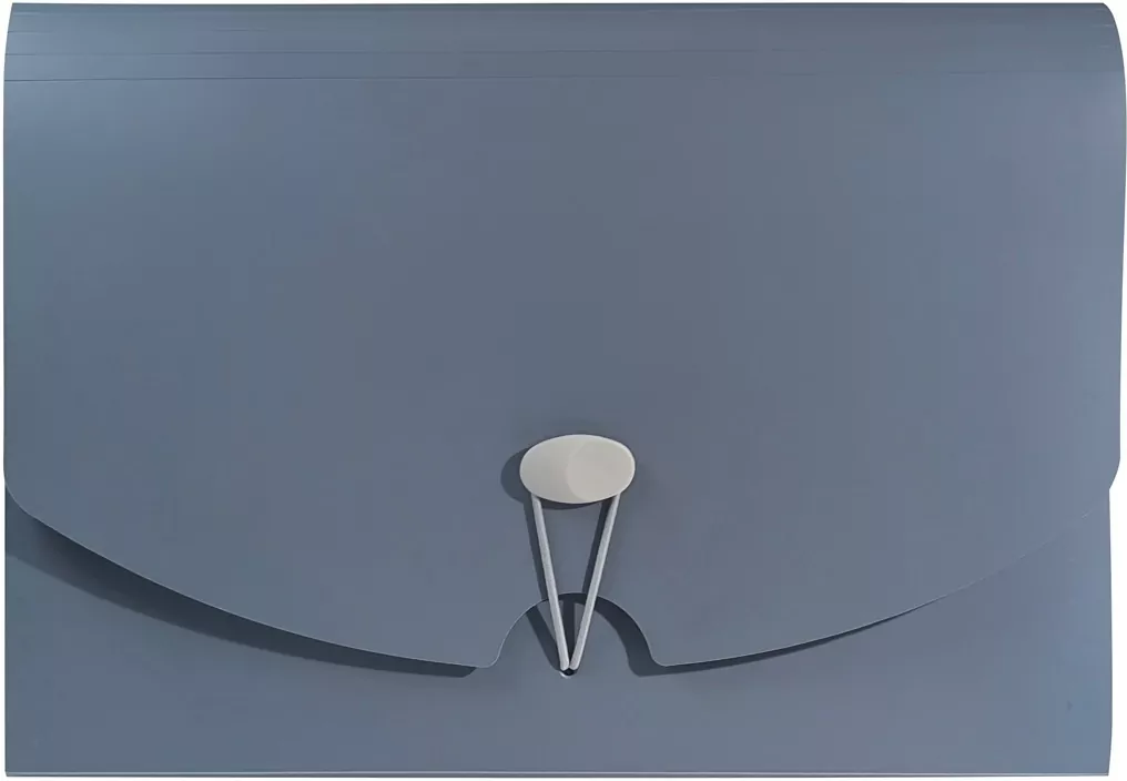 Teczka harmonijkowa A4 PP grafit morandi - tantis.pl