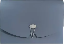 Teczka harmonijkowa A4 PP grafit morandi