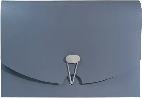 Teczka harmonijkowa A4 PP grafit morandi