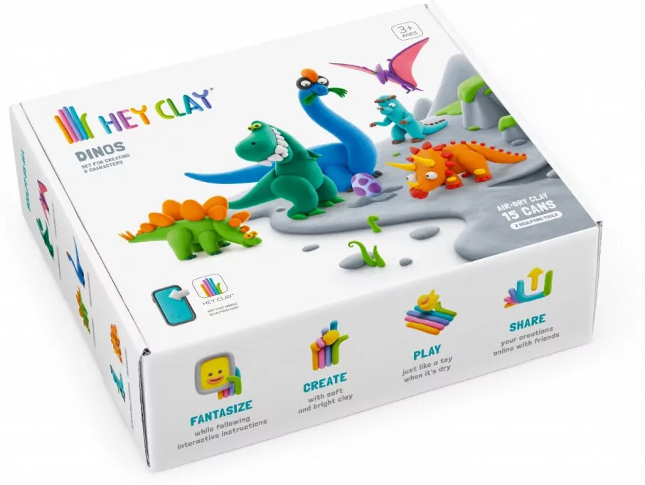 Hey Clay. Zestaw Dinozaury - tantis.pl