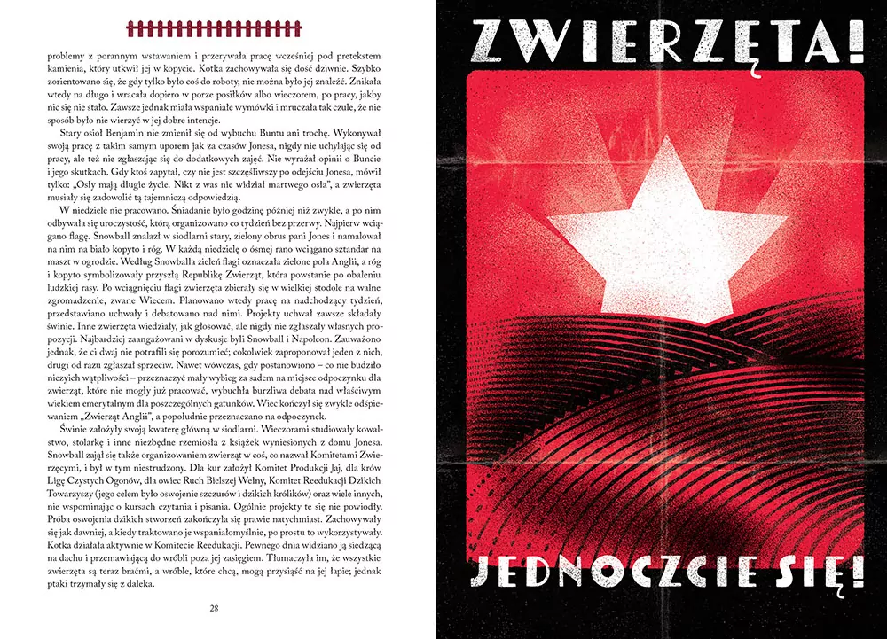 Folwark zwierzęcy. Kolorowa klasyka - tantis.pl
