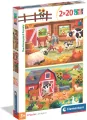 Puzzle 2 x 20 Super Color. The Farmyard Family - tantis.pl