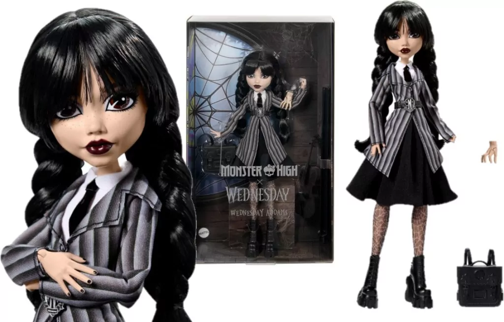 Monster High Lalka Wednesday Addams - tantis.pl