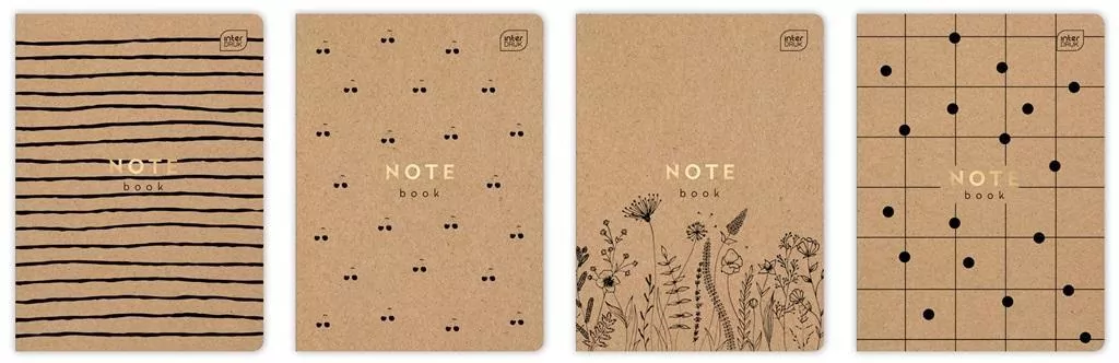 Zeszyt A5/60K gładki HS Kraft - tantis.pl