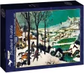 Puzzle 1000 Brueghel, Myśliwi na śniegu - tantis.pl