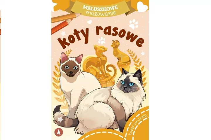 Maluszkowe malowanie. Koty rasowe - tantis.pl