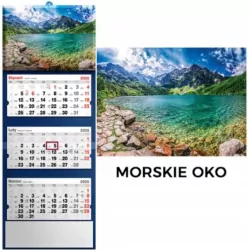 Kalendarz 2026 trójdzielny Morskie Oko