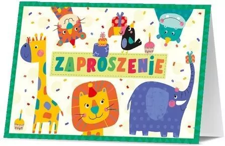 Zaproszenie Urodziny (10szt) - tantis.pl