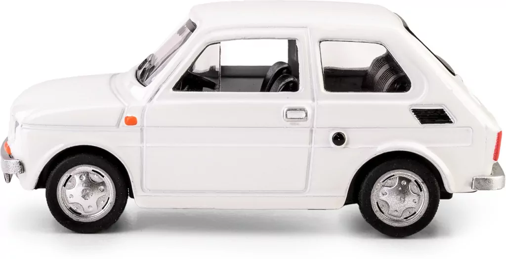 Kolekcja PRL. Fiat 126p, biały - tantis.pl
