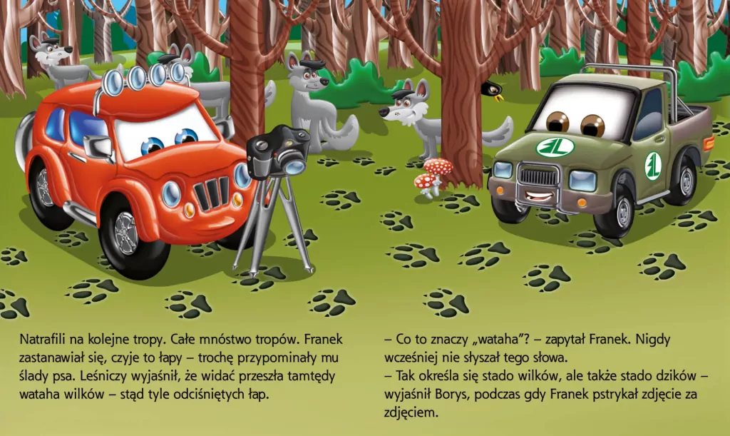 Tropy zwierząt. Samochodzik Franek - tantis.pl