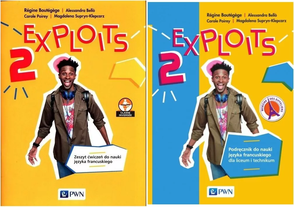 Exploits 2. Pakiet: Podręcznik / Zeszyt ćwiczeń. Kurs do nauki języka francuskiego - tantis.pl