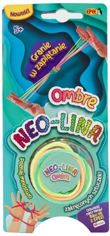 Neo-lina OMBRE pomarańczowo-żółto-zielony - tantis.pl