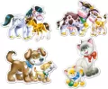 Puzzle x 4. Zwierzęta i ich dzieci - tantis.pl