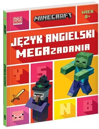 Język angielski. Megazadania 8+ Minecraft - tantis.pl