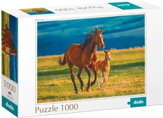 Puzzle 1000 Teaching the foal - tantis.pl