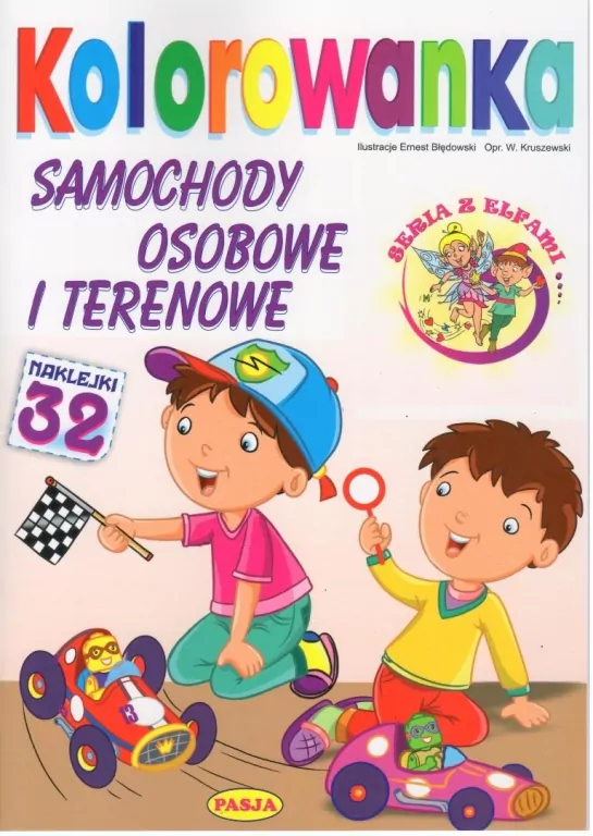 Kolorowanka. Samochody osobowe i terenowe - tantis.pl