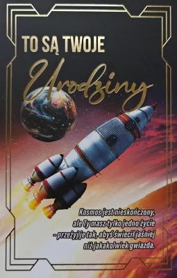 Karnet urodziny z wymiennymi cyframi JCX-239