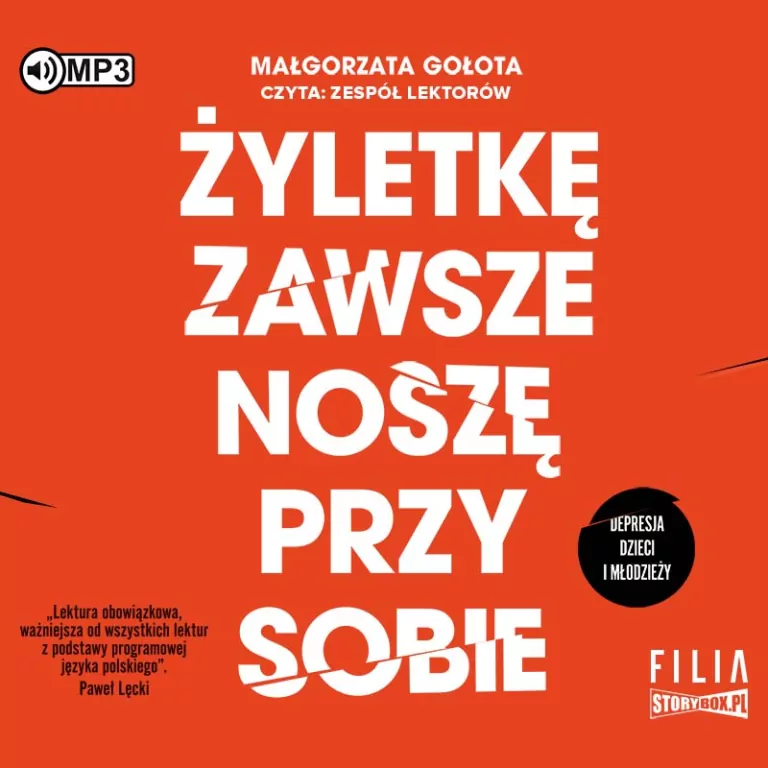 Żyletkę zawsze noszę przy sobie. Audiobook - tantis.pl