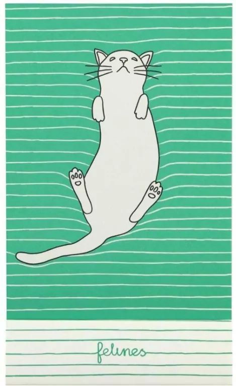 Notes. Feline Fine. Bold Green - tantis.pl
