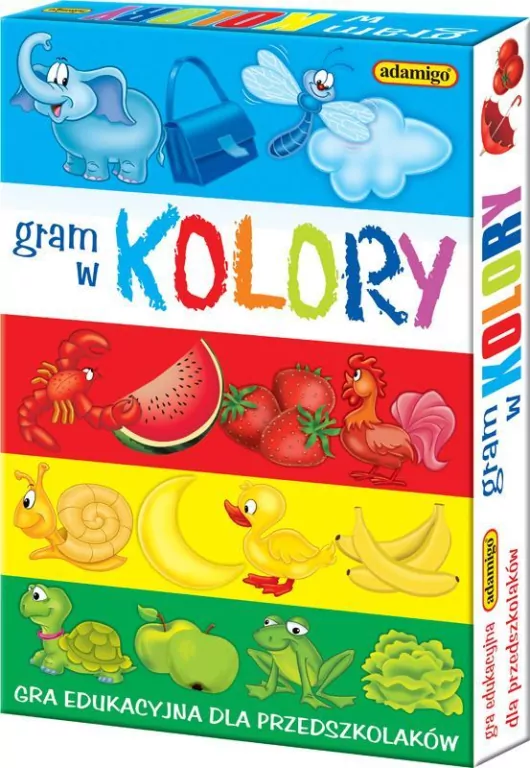 Gram w kolory. Gra edukacyjna dla przedszkolaków - tantis.pl