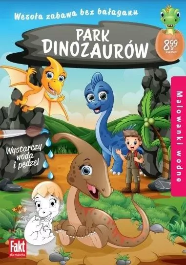 Park dinozaurów. Malowanki wodne - tantis.pl