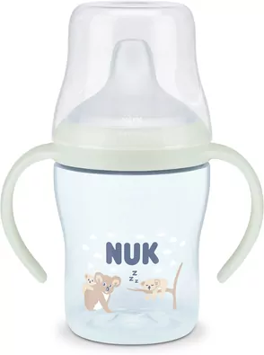 NUK. Butelka z uchwytem. 150 ml. 6 miesięcy. Koala - tantis.pl