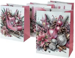 Torebka prezentowa Boże Narodzenie 23x18x10cm MIX