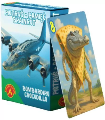 Piotruś i pamięć Brainrot BombardiroCrocodilloALEX - tantis.pl