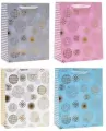 Torebka ozdobna 26x32x10cm hot-stamp mix ROZETTE - tantis.pl