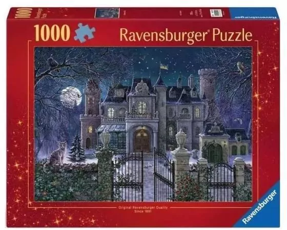 Puzzle 1000. Świąteczna posiadłość - tantis.pl