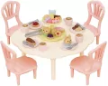 Sylvanian Families. Stół, krzesła i mnóstwo słodkości. Sweets Party 5742 - tantis.pl