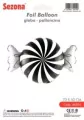 Balon Cukierek czarno-biały 70x50cm - tantis.pl