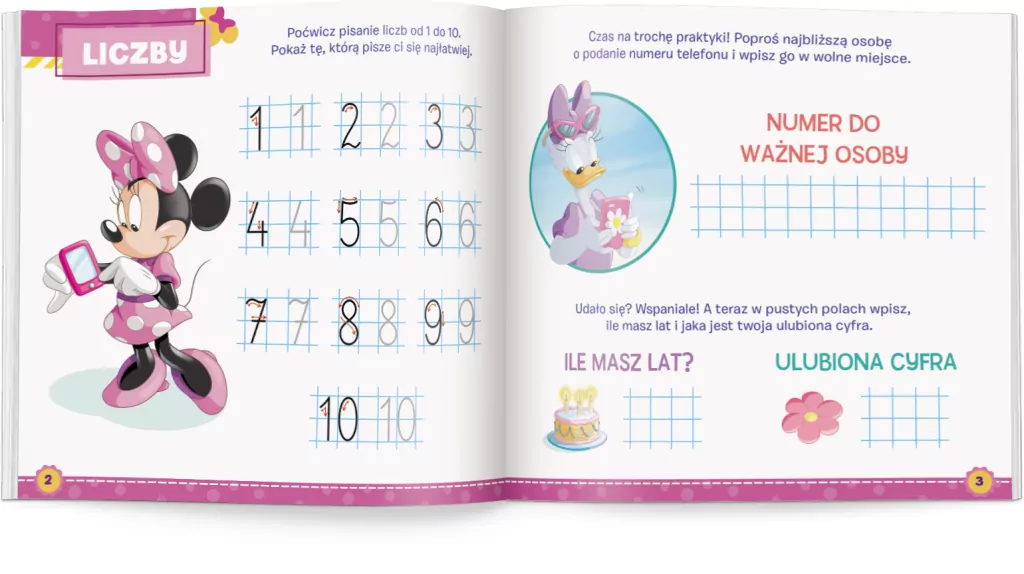 Elementarz przedszkolaka 5 lat. Disney Uczy. Minnie - tantis.pl