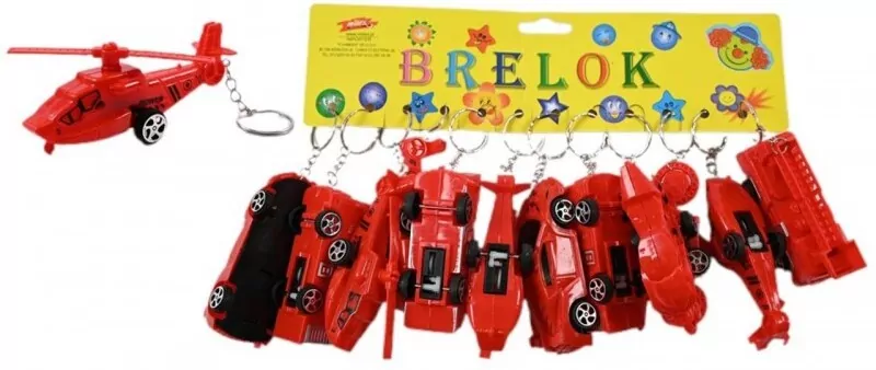 BRELOK POJAZD STRAZ POZARNA 9CM OPPBH - tantis.pl