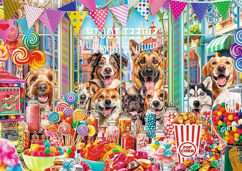 Trefl. Puzzle 2x500. Puszyści przyjaciele - tantis.pl