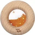 Drewniana zabawka sensoryczna Donut Calm pomarańcz - tantis.pl
