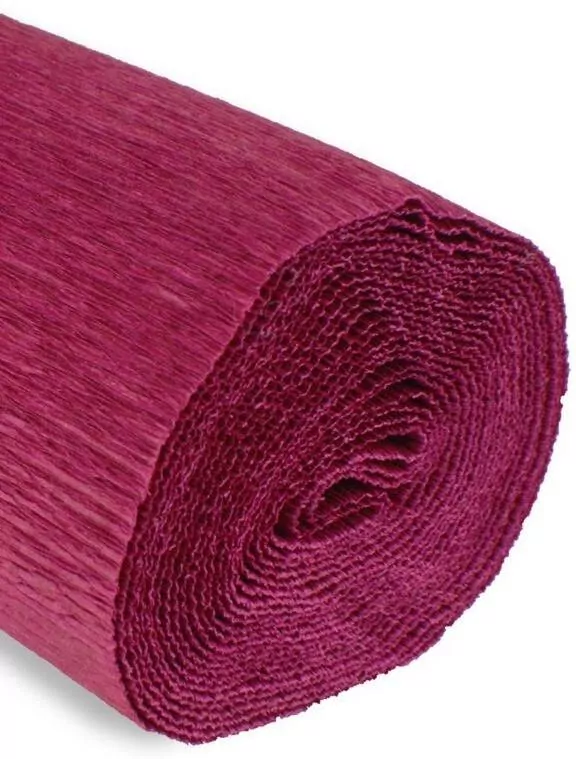 Krepina 50x250cm 180g bordowa - tantis.pl