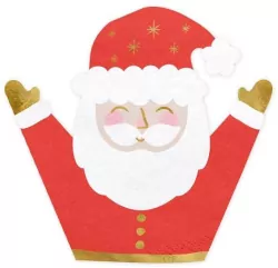 Serwetki Mikołaj 16x15cm