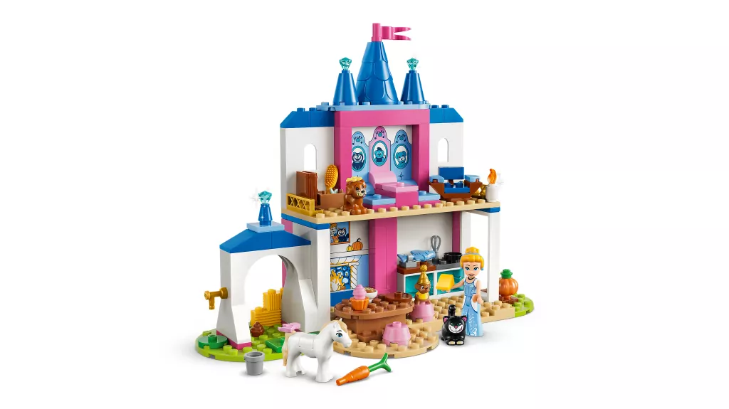 LEGO® Zamek Kopciuszka i jej zwierzęcych przyjaciół 43283 - tantis.pl
