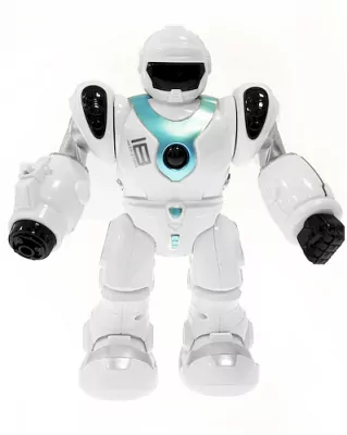 Robot chodzący niebieski