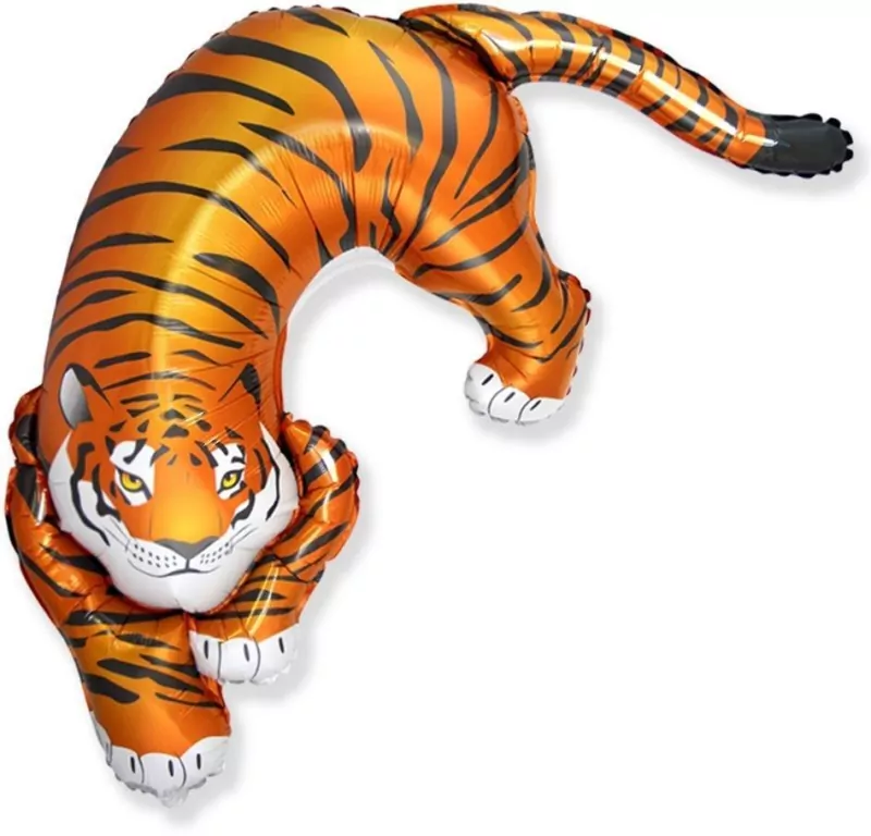 Balon foliowy Dziki Tygrys 60cm - tantis.pl