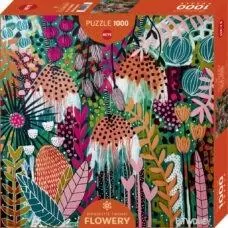 Puzzle 1000 Flowery, Rubinowe słońce, Bernadette T - tantis.pl