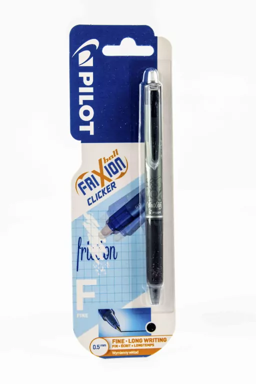 Pióro kulkowe Frixion Clicker Pilot 0,5 czarne blister - tantis.pl