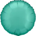 Balon foliowy Lustre Jade Green okrągły 43cm - tantis.pl