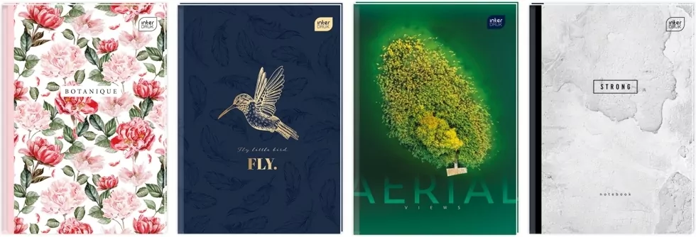 Brulion A4 160k kratka p3 INTERDRUK mix cena za - tantis.pl