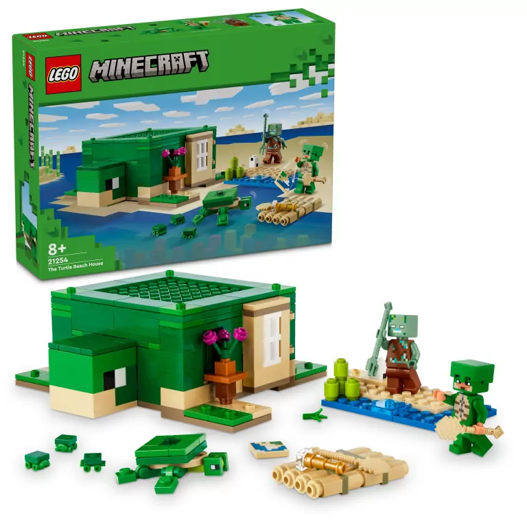 LEGO® Minecraft. Domek na plaży żółwi 21254 - tantis.pl