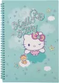 Kołobrulion A4 100k.kratka metalowa spirala Hello Kitty pink wzór 1 - tantis.pl