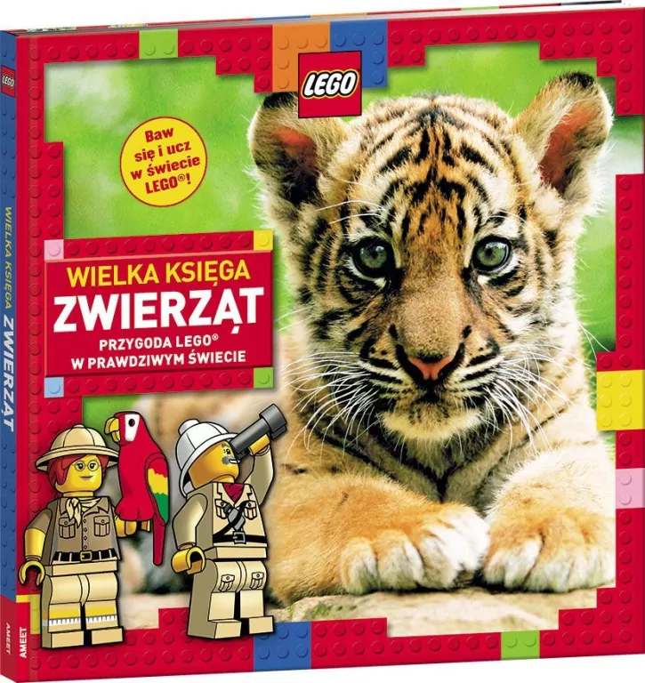 Wielka księga zwierząt. LEGO - tantis.pl